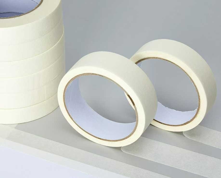Masking tape rolls, close detail